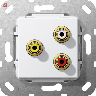 GIR563603 / C-Audio C-Video Kpl. Einsatz Reinweiß / EAN 4010337460435