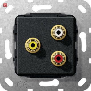 GIR563610 / C-Audio C-Video Kpl. Einsatz Schwarz m / EAN 4010337460459