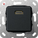 GIR566910 / HDMI Kpl. Einsatz Schwarz m / EAN 4010337461586