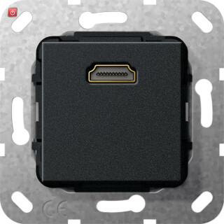 GIR567010 / HDMI K-Peitsche Einsatz Schwarz m / EAN 4010337461616