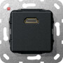 GIR567010 / HDMI K-Peitsche Einsatz Schwarz m / EAN 4010337461616