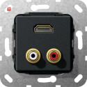 GIR567310 / C-Audio HDMI Kpl. Einsatz Schwarz m / EAN...