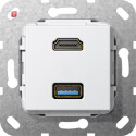 GIR567903 / HDMI USB 3.0 A K-Peitsche Einsatz...
