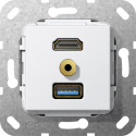 GIR568003 / HDMI USB 3.0 A M-Klinke Kpl. K-Peitsche...