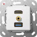 GIR568003 / HDMI USB 3.0 A M-Klinke Kpl. K-Peitsche...