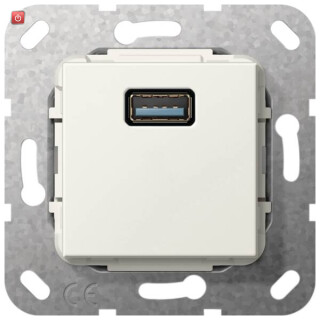 GIR568301 / USB 3.0 A K-Peitsche Einsatz Cremeweiß / EAN 4010337461999
