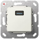 GIR568301 / USB 3.0 A K-Peitsche Einsatz Cremeweiß...
