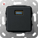 GIR568310 / USB 3.0 A K-Peitsche Einsatz Schwarz m / EAN...