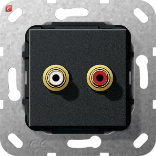GIR563110 / C-Audio Kpl. Einsatz Schwarz m / EAN 4010337460299