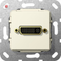GIR564501 / DVI (24+5) K-Peitsche Einsatz Cremeweiß...