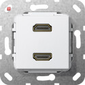 GIR567103 / HDMI 2f Kpl. Einsatz Reinweiß / EAN...