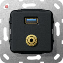 GIR568610 / USB 3.0 A M-Klinke Kpl. K-Peitsche Einsatz...