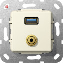 GIR568701 / USB 3.0 A M-Klinke K-Peitsche Einsatz...