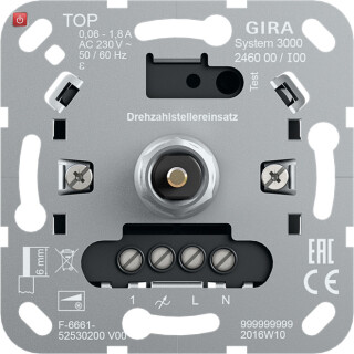 GIR246000 / S3000 Drehzahlstellereins. Einsatz / EAN 4010337108467