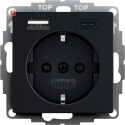 GIR2459005 / SCHUKO SH USB-Spannungsvers. 2f Typ A/C...