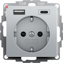 GIR245926 / SCHUKO SH USB-Spannungsvers. 2f Typ A/C...