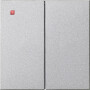 GIR537026 / Wippe 2f unbedruckt System 55 F Alu / EAN 4010337108528