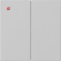 GIR5370015 / Wippe 2f unbedruckt System 55 Grau m / EAN 4010337108481