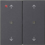 GIR538628 / Wippe 2f Pfeile Kontrollf. System 55 Anthrazit / EAN 4010337111702