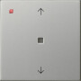 GIR5388600 / Wippe 1f Pfeile Kontrollf. System 55 Edelstahl / EAN 4010337111924