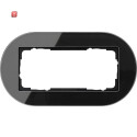 GIR1002135 / Abdeckrahmen 2f o.M. Gira Studio G Schwarz /...