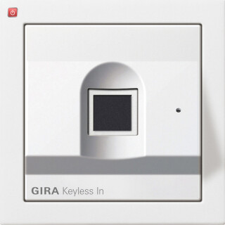 GIR2617112 / Gira Keyless In Fingerprint-Leseeinheit Flächenschalter Reinweiß / EAN 4010337035626