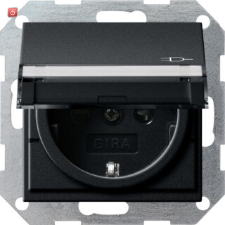 GIR2762005 / SCHUKO KD BSF + SH System 55 Schwarz m / EAN 4010337037606