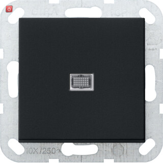 GIR2834005 / Wippschalter BS 20 AX Aus 2-p Kontroll System 55 Schwarz m / EAN 4010337038573