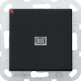 GIR2834005 / Wippschalter BS 20 AX Aus 2-p Kontroll System 55 Schwarz m / EAN 4010337038573