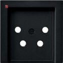 GIR279005 / Abd. KPN-Anschlussdose 4-p System 55 Schwarz...