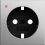 GIR920600 / Abd. SCHUKO System 55 Edelstahl / EAN 4010337046288