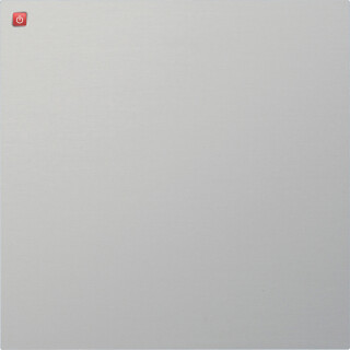 GIR5554926 / Frontpl. Info-/Blindmodul System 106 Aluminium / EAN 4010337028086