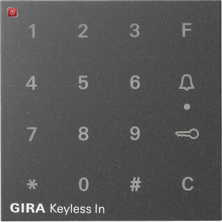 GIR851328 / Aufsatz Codetastatur System 55 Anthrazit / EAN 4010337032380
