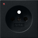 GIR945005 / Abd. Steckd. Erdstift + SH System 55 Schwarz...