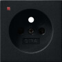 GIR945005 / Abd. Steckd. Erdstift + SH System 55 Schwarz m / EAN 4010337090175