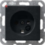 GIR422005 / Steckd. Dänisch SH System 55 Schwarz m / EAN 4010337037811