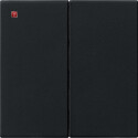 GIR266005 / Wippe 2f + Set IP44 System 55 Schwarz m / EAN...