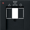 GIR260005 / Abd. TDO-Anschlussdose System 55 Schwarz m /...