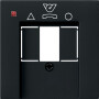 GIR260005 / Abd. TDO-Anschlussdose System 55 Schwarz m / EAN 4010337036692