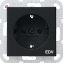 GIR458005 / SCHUKO Aufdruck EDV System 55 Schwarz m / EAN...