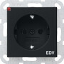 GIR458005 / SCHUKO Aufdruck EDV System 55 Schwarz m / EAN 4010337037552