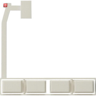GIR825001 / Bedienleiste + Stopfen Zeitschaltuhr Zubehör Cremeweiß / EAN 4010337031857