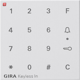 GIR851303 / Aufsatz Codetastatur System 55 Reinweiß / EAN 4010337032359