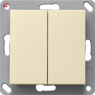 GIR246201 / BT Wandsender 2f System 55 Cremeweiß / EAN 4010337110736