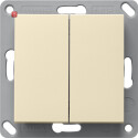 GIR246201 / BT Wandsender 2f System 55 Cremeweiß /...
