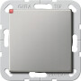 GIR2836600 / Wippschalter BS 20 AX Aus 2-p System 55 Edelstahl / EAN 4010337021933