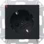 GIR418005 / SCHUKO 30° + SH System 55 Schwarz m / EAN 4010337037545