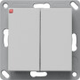 GIR2462015 / BT Wandsender 2f System 55 Grau m / EAN 4010337110743