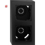 GIR106209 / AP-Gehäuse 2f + Rahmen Gira E2 Schwarz m / EAN 4010337110217