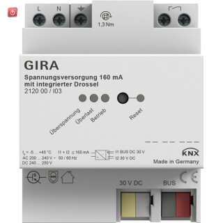 GIR212000 / Spannungsvers. 160 mA Drossel KNX REG / EAN 4010337023210